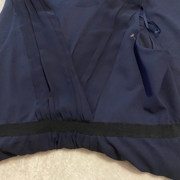 Donna Ricco Blue Backless Maxi Dress - Picture 8 of 13